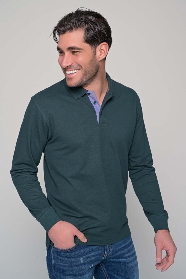 Μπλούζα πικε τύπου polo. 100% cotton. Regular fit.