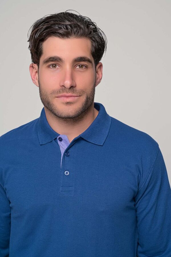 Μπλούζα πικε τύπου polo. 100% cotton. Regular fit.