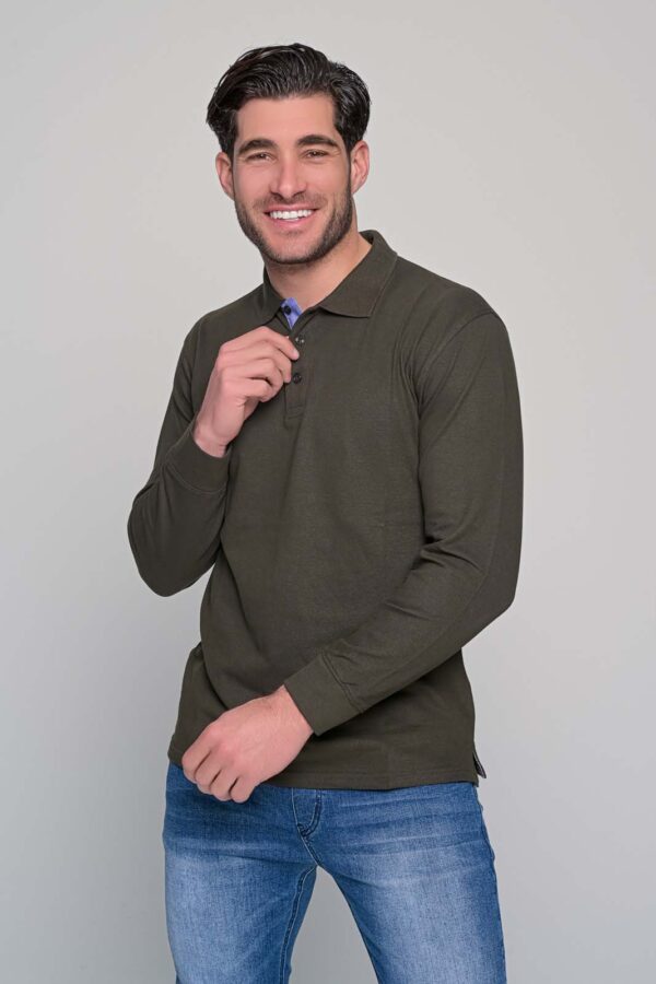 Μπλούζα πικε τύπου polo. 100% cotton. Regular fit.