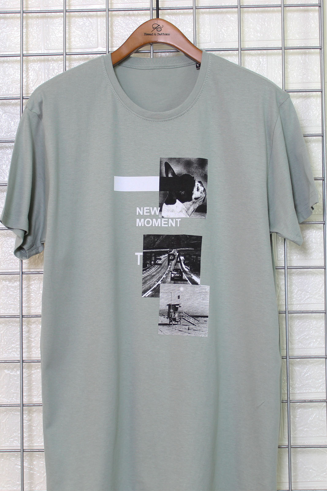 T-Shirt Ανδρικό | Μπλουζάκι Βεραμάν με κοντό μανίκι και στάμπα Dog | Metropolisfashioncity.gr