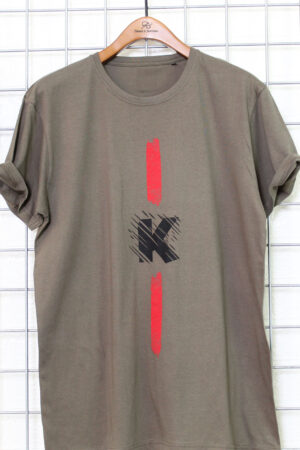 T-Shirt Ανδρικό | Μπλουζάκι Πράσινο με κοντό μανίκι και στάμπα | Metropolisfashioncity.gr